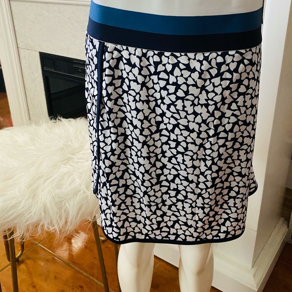 PGA Tour Black, White and Blue Patterned Skirt